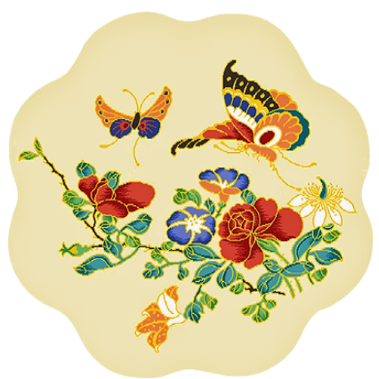 Nanjing Yunjin "Butterflies Flying and Flowers Dancing" Intangible Cultural Heritage Souvenir