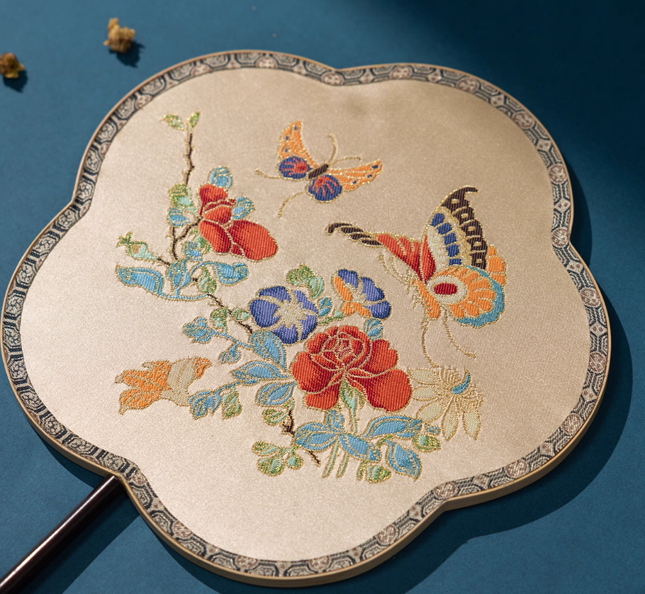 Nanjing Yunjin "Butterflies Flying and Flowers Dancing" Intangible Cultural Heritage Souvenir