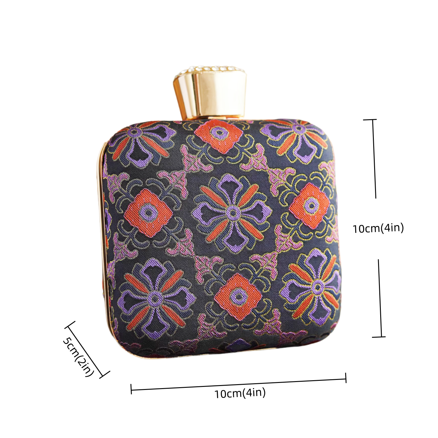 Intangible Cultural Heritage Song Brocade Silk Chain Shoulder Crossbody Bag New Chinese Style Perfume Bag