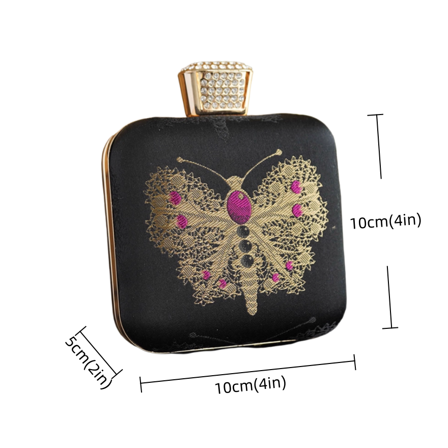 Intangible Cultural Heritage Song Brocade Silk Chain Shoulder Crossbody Bag New Chinese Style Perfume Bag