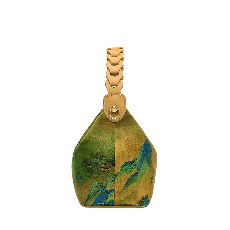 New Chinese style mulberry silk handbag