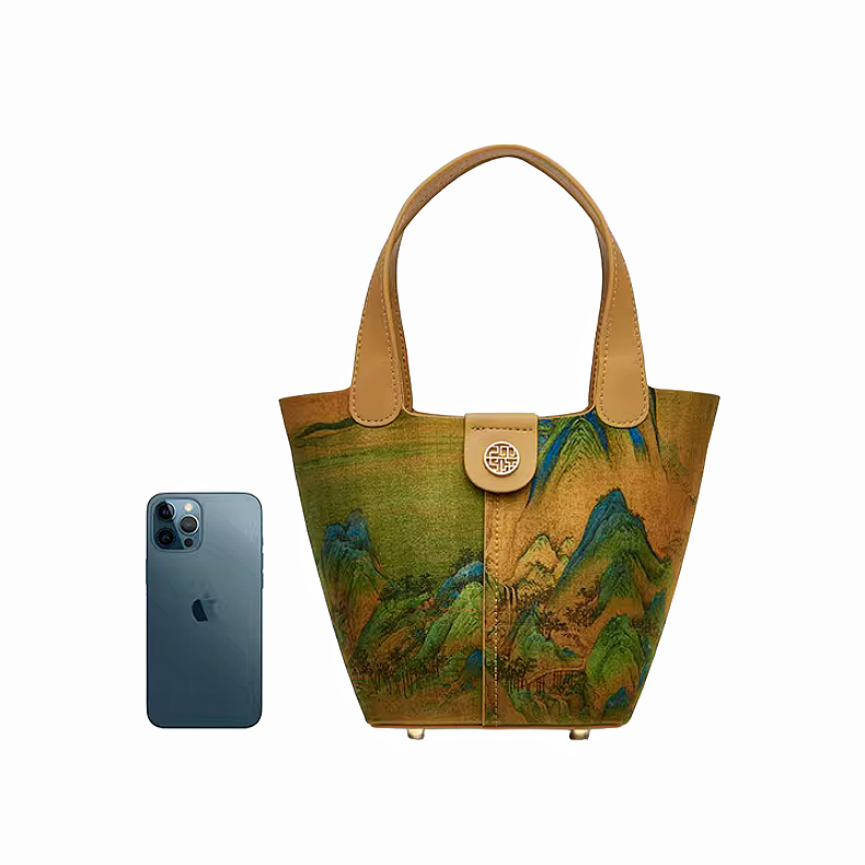 New Chinese style mulberry silk handbag