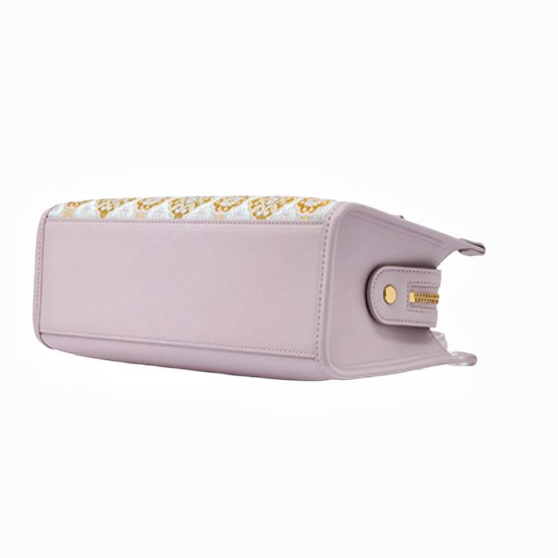 Intangible Cultural Heritage Gold Weaving Song Brocade Handbag Lanjin Sihe Ruyi Pattern Bag New Chinese Style Shoulder Bag for Women