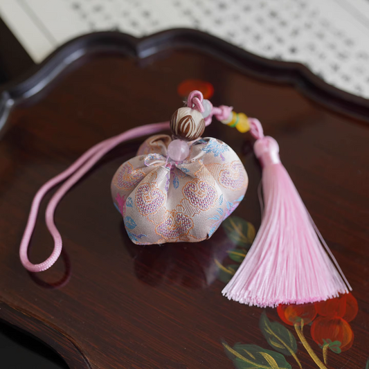 Intangible Cultural Heritage Song Brocade Lotus Sachet Pendant