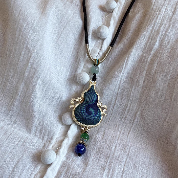 Intangible Cultural Heritage Song Brocade Feitian Series Gourd Pendant