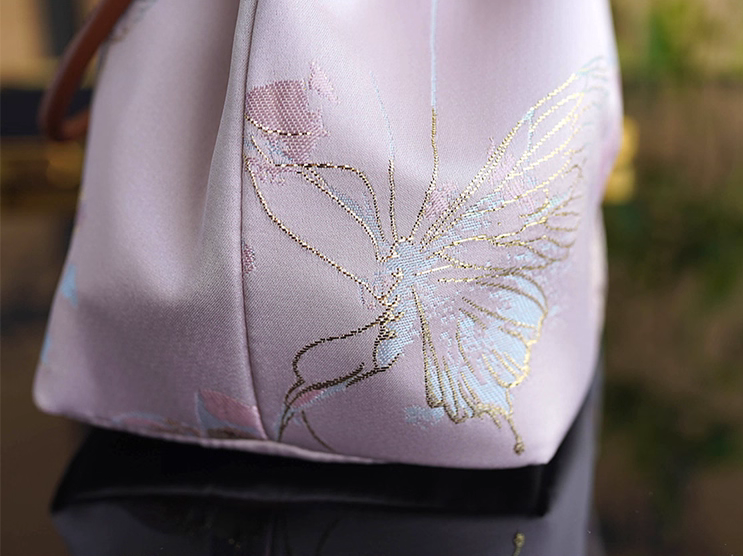 Songjin new Chinese style women's bag retro hand-held crossbody mobile phone bucket bag