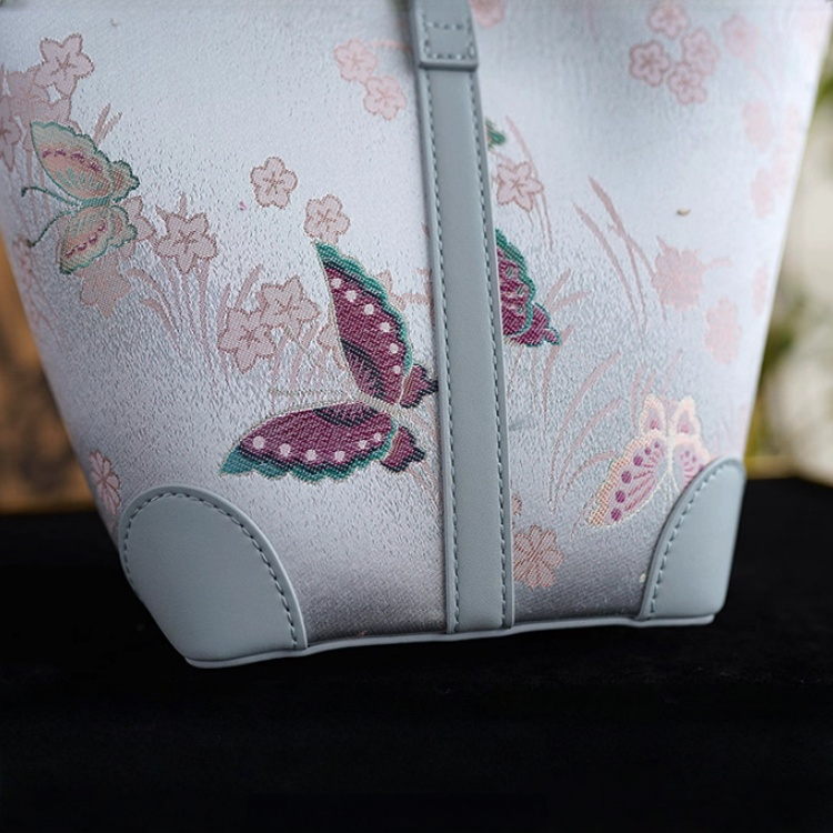 Intangible Cultural Heritage Song Brocade Bucket Bag
