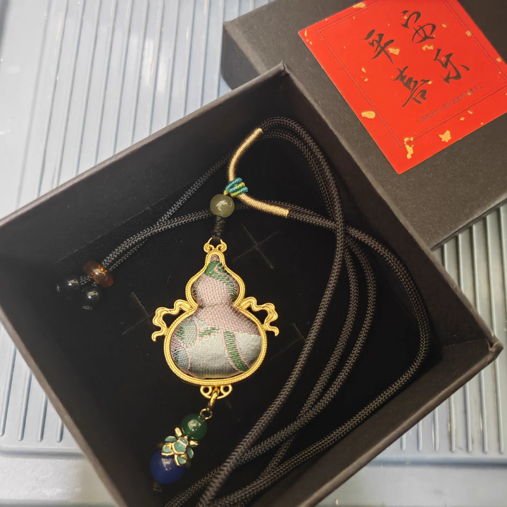Intangible Cultural Heritage Song Brocade Feitian Series Gourd Pendant