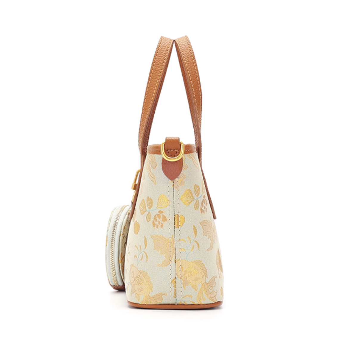 Intangible Cultural Heritage Song Dynasty Brocade Embroidered Flower Tote Bag