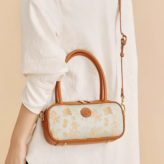 Intangible Cultural Heritage Song Brocade Shoulder Bag