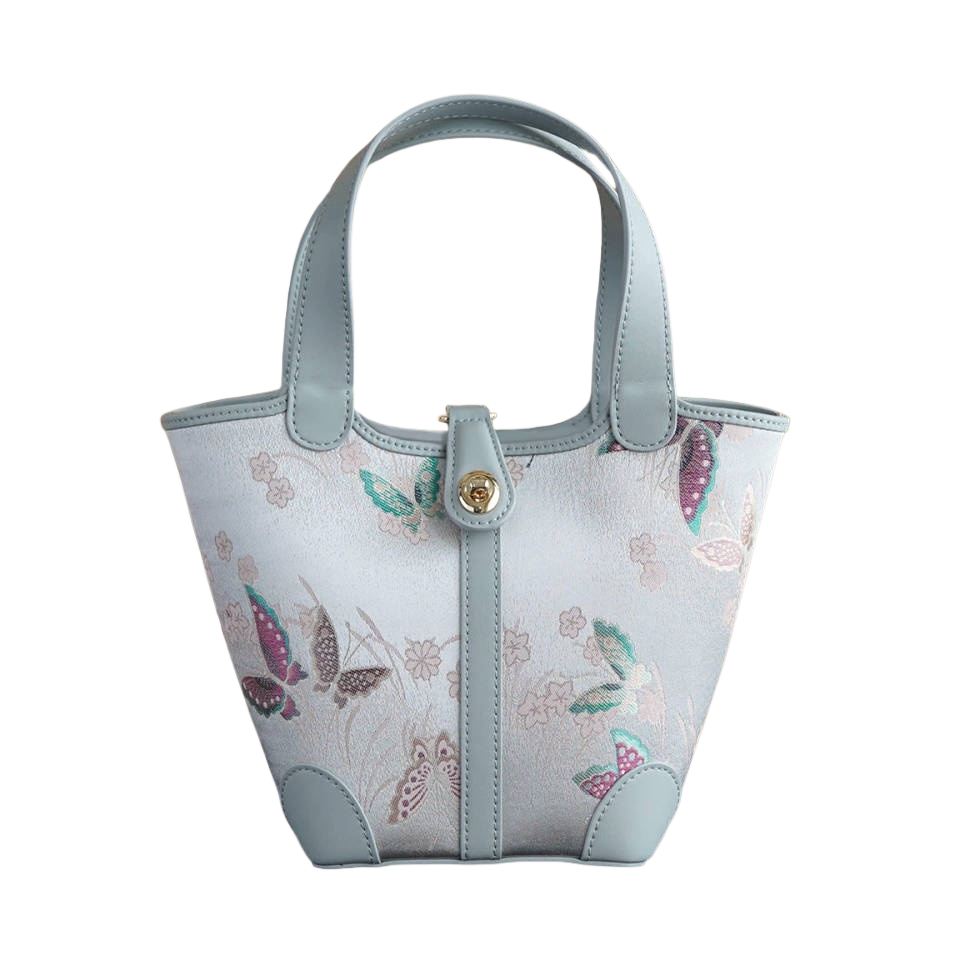 Intangible Cultural Heritage Song Brocade Bucket Bag