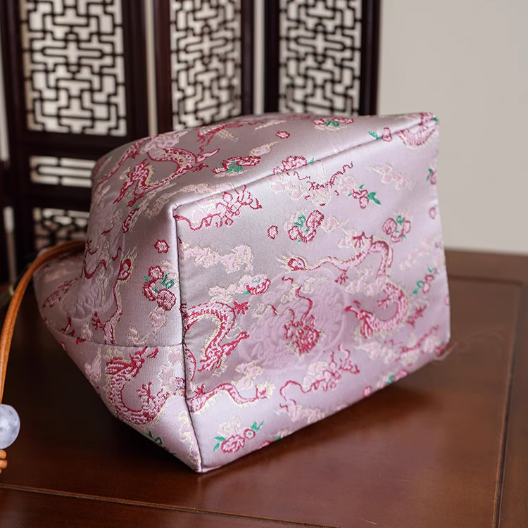 Songjin new Chinese style women's bag retro hand-held crossbody mobile phone bucket bag