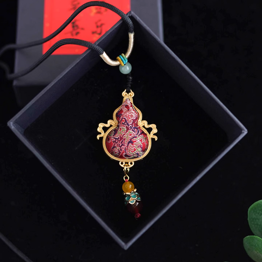 Intangible Cultural Heritage Song Brocade Feitian Series Gourd Pendant