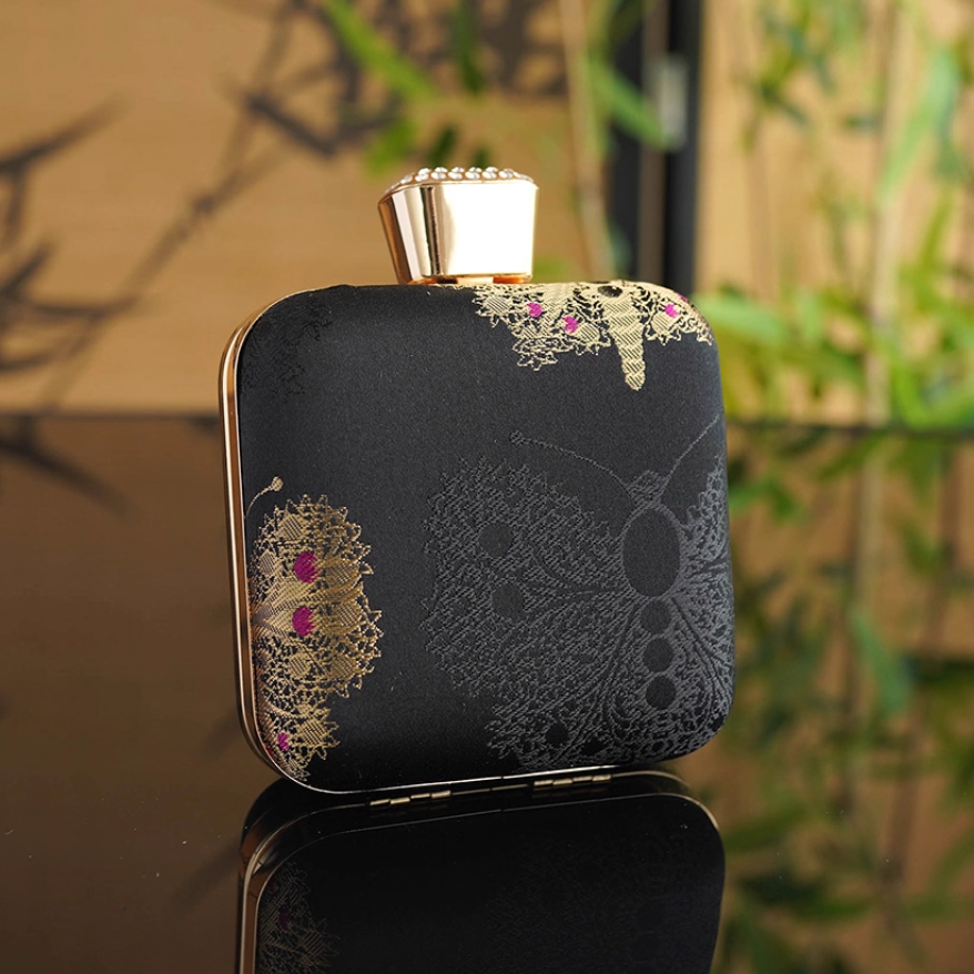 Intangible Cultural Heritage Song Brocade Silk Chain Shoulder Crossbody Bag New Chinese Style Perfume Bag