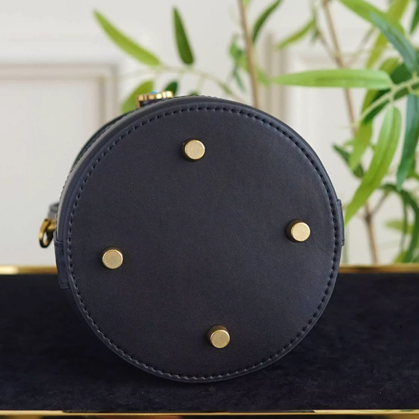 Intangible Cultural Heritage Song Brocade Linglian Playing Butterfly Bucket Bag Silk Single Shoulder Handbag