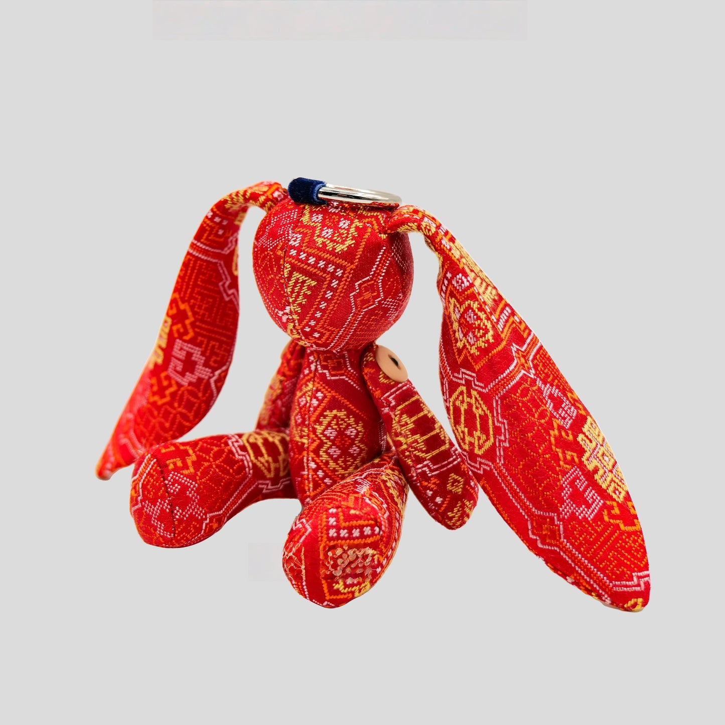 Guangxi Zhuang Brocade Mini Bunny Bag Pendant National Handicraft Exquisite Small Creative Ornament