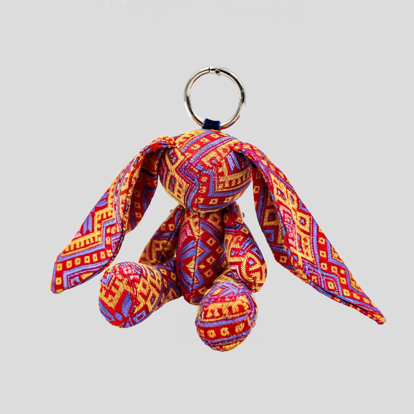 Guangxi Zhuang Brocade Mini Bunny Bag Pendant National Handicraft Exquisite Small Creative Ornament