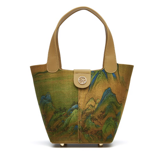 New Chinese style mulberry silk handbag