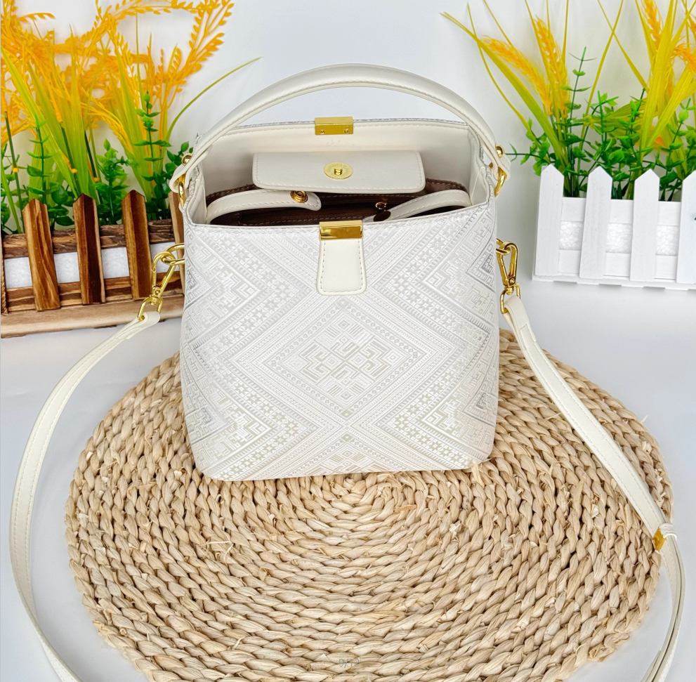 New Chinese style bag, handbag, bucket bag, cheongsam bag