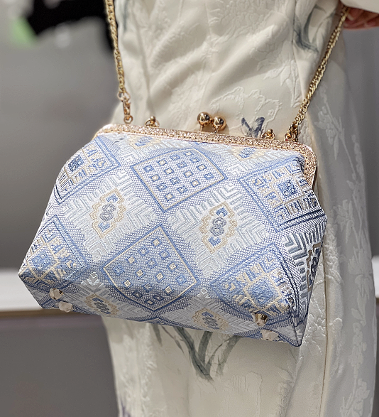 Guangxi Zhuang Brocade Pattern New Chinese Ethnic Style Crossbody Bag