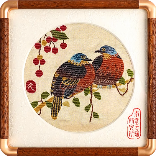 Nanjing Yunjin intangible cultural heritage handmade high-end gift ornaments