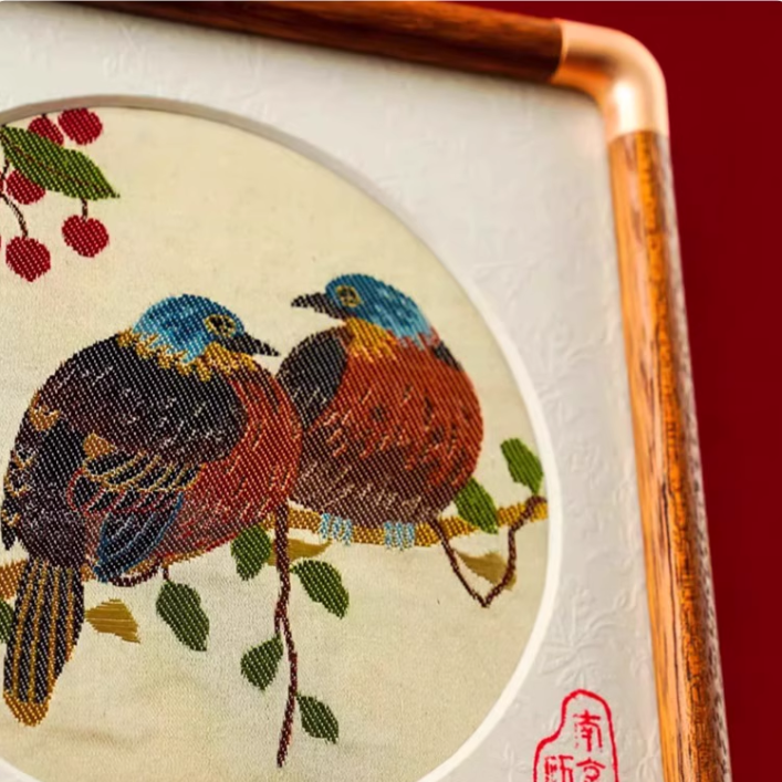 Nanjing Yunjin intangible cultural heritage handmade high-end gift ornaments