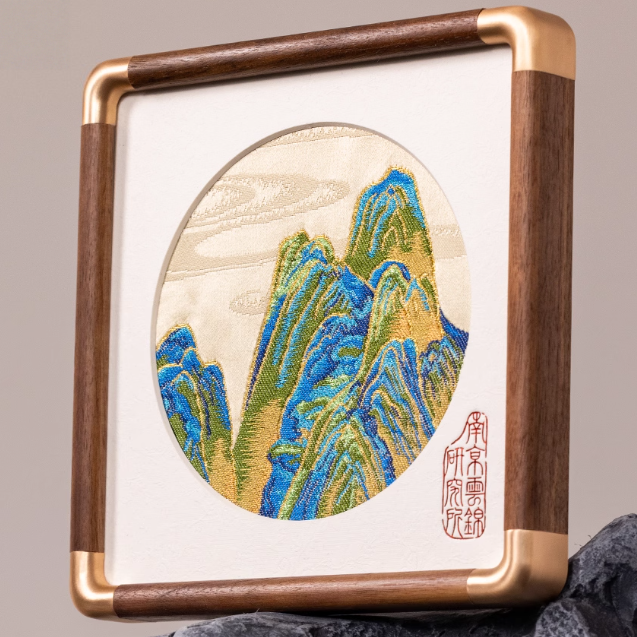 Wedding gifts, intangible cultural heritage handmade high-end gift ornaments for girlfriends, sisters, brides, six pieces of eternal love ornaments, six pieces of a thousand miles of rivers and mountains