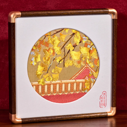Four Stories of Zhijin Emperor's Encounter - Ginkgo Ornaments