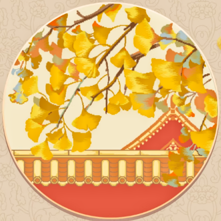 Four Stories of Zhijin Emperor's Encounter - Ginkgo Ornaments