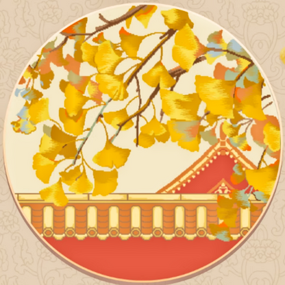Four Stories of Zhijin Emperor's Encounter - Ginkgo Ornaments