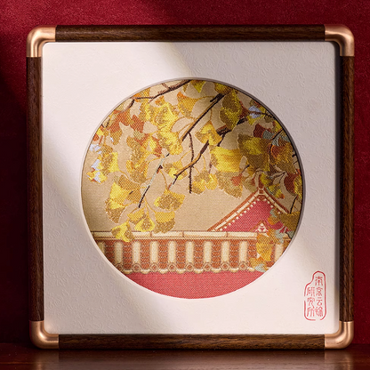 Four Stories of Zhijin Emperor's Encounter - Ginkgo Ornaments
