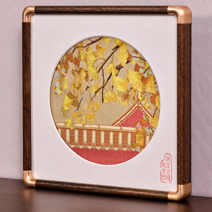 Four Stories of Zhijin Emperor's Encounter - Ginkgo Ornaments