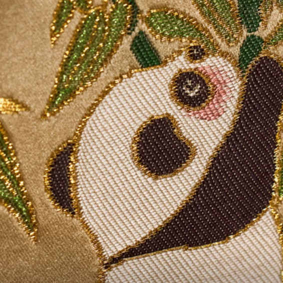 Panda embroidery ornaments