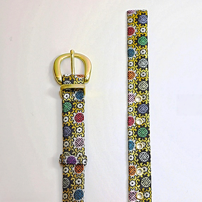 Nanjing brocade metal buckle belt
