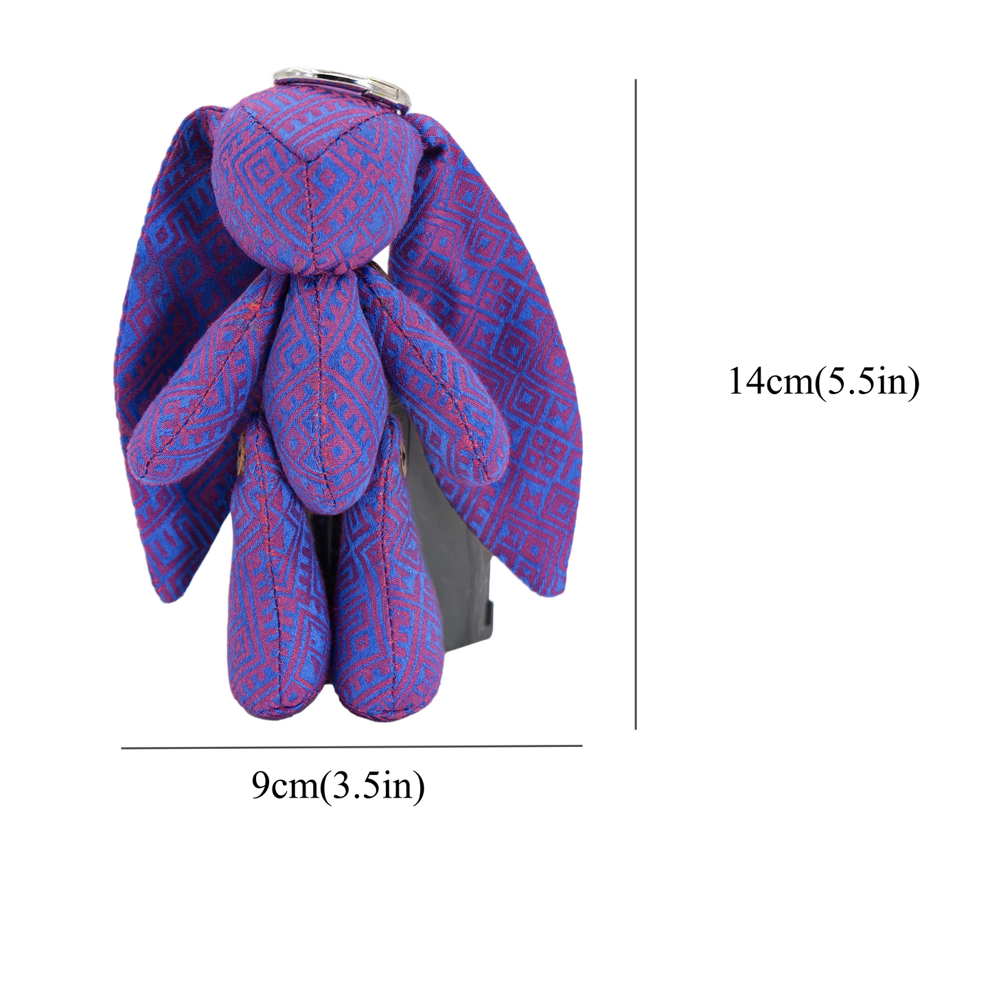 Guangxi Zhuang Brocade Mini Bunny Bag Pendant National Handicraft Exquisite Small Creative Ornament