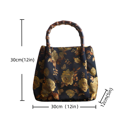 Songjin silk butterfly shadow flowing bamboo handbag