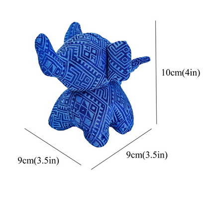 Guangxi intangible cultural heritage Zhuang brocade Dumbo handmade fabric characteristic Chinese style cartoon pendant