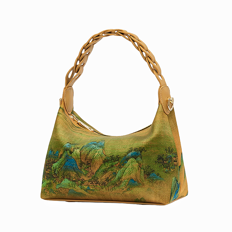 New Chinese style mulberry silk handbag