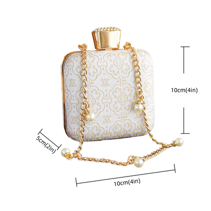 Intangible Cultural Heritage Song Brocade Silk Chain Shoulder Crossbody Bag New Chinese Style Perfume Bag