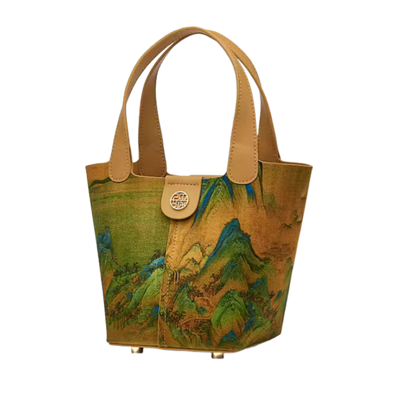 New Chinese style mulberry silk handbag