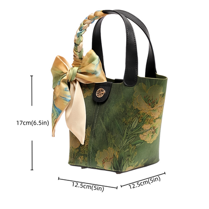 Xiangyunsha printed handbag