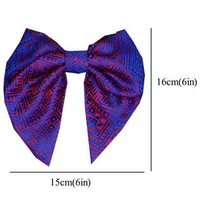 Zhuang brocade butterfly hairpin three-dimensional handmade spring hairpin headdress