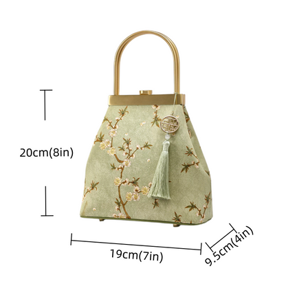 New Chinese style mulberry silk handbag
