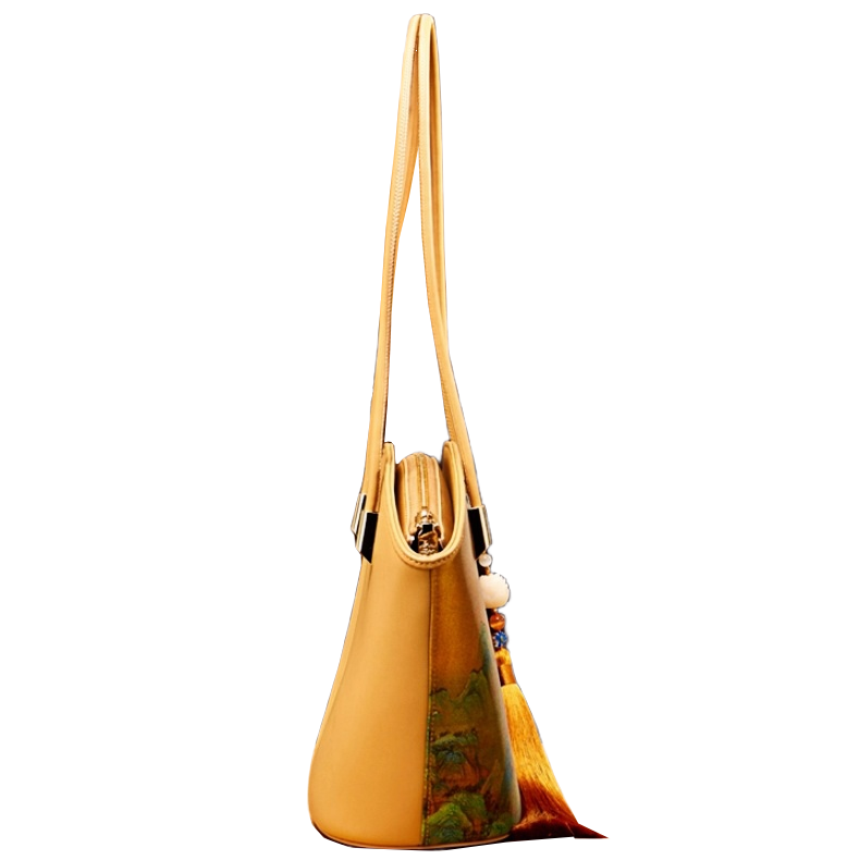 New Chinese style brocade jacquard handbag
