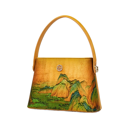 New Chinese mulberry silk handbag