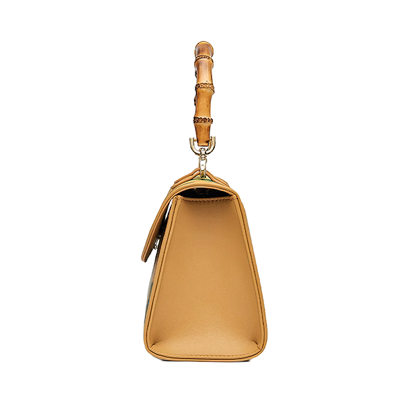 New Chinese style mulberry silk bamboo handbag