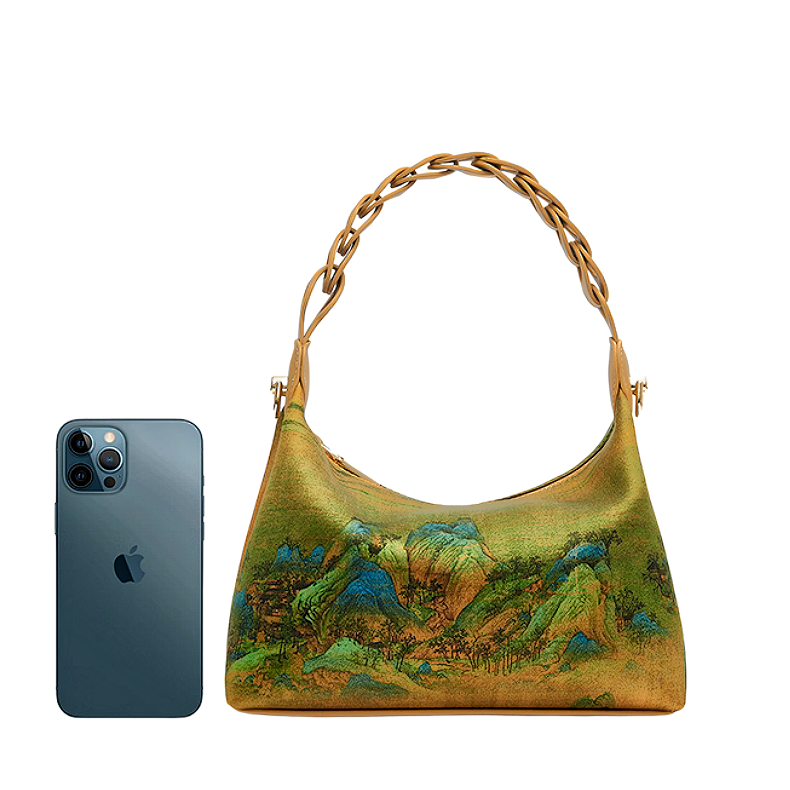 New Chinese style mulberry silk handbag