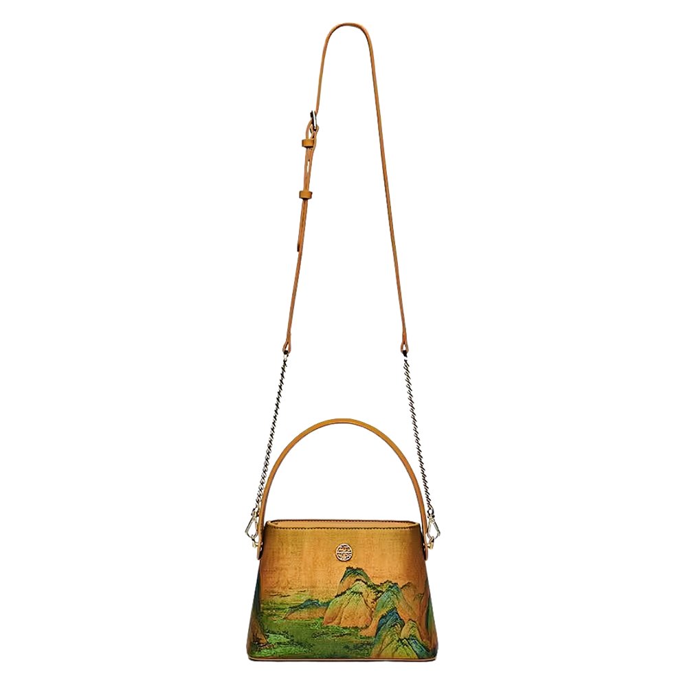 New Chinese mulberry silk handbag