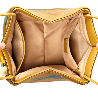 New Chinese style mulberry silk A Thousand Miles of Rivers and Mountains handbag