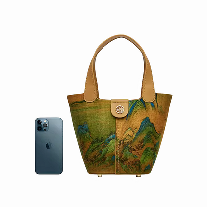 New Chinese style mulberry silk handbag